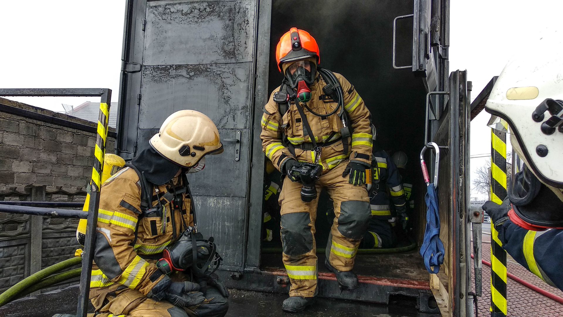 Szkolenia z pożarów wewnętrznych w Pacierzowie