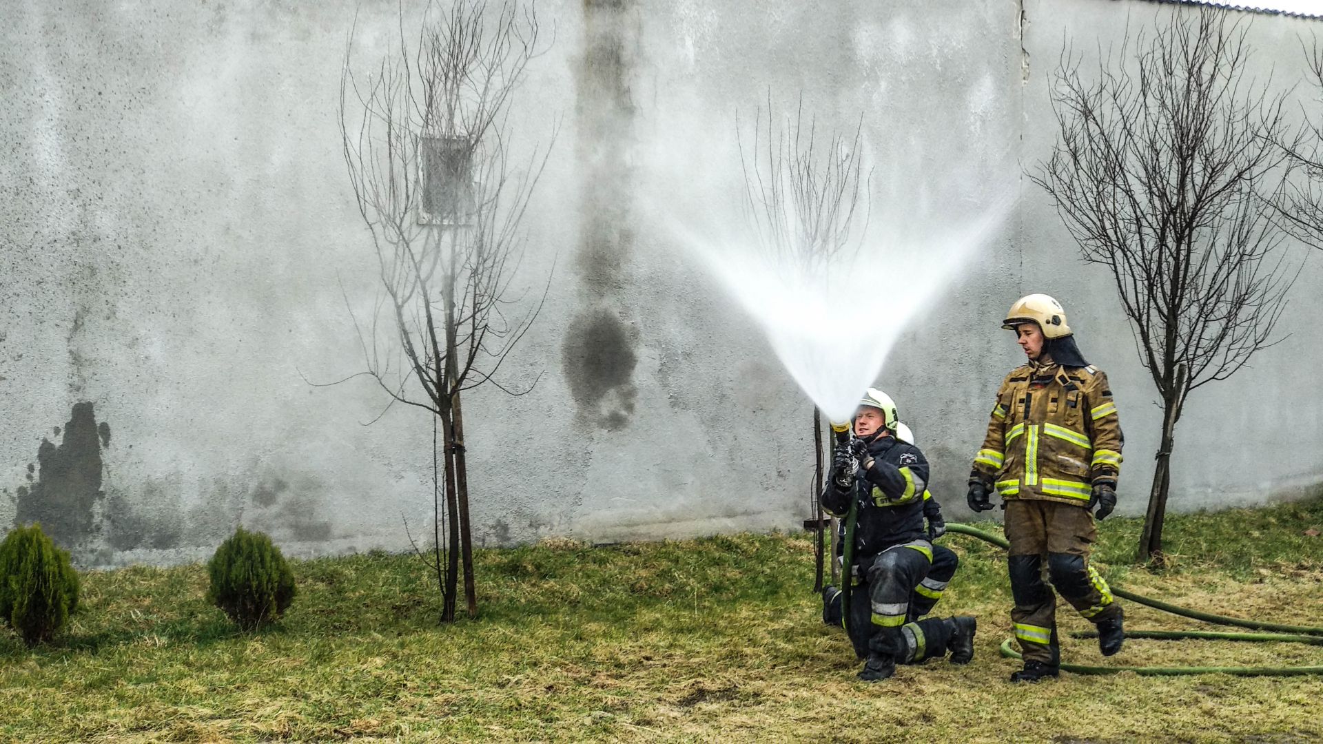 Szkolenia z pożarów wewnętrznych w Pacierzowie